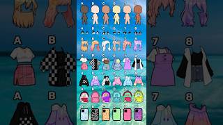 ABCD78 💞🫰 Cute Look Choose your favourite look tocalife tocaboca tocalifeworld avatarworld [upl. by Shutz]