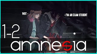 Amnesia Ep 1  2 Anime Episodic ReviewReaction [upl. by Eldreeda]