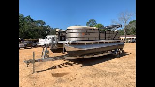 2018 Godfrey Sweetwater 22’ Pontoon Boat with Trailer 1131 Hours [upl. by Skvorak]