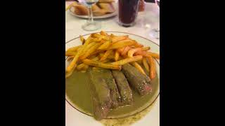 RELAIS DE L ENTRECOTE UN RESTAURANTE DE LUJO paris entrecote parati shorts viralvideo carne [upl. by Ahsenet]