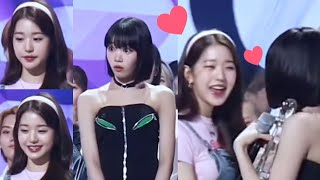 IZONE IVE LESSERAFIM 🐯🌸 My Sisters 🐰 Focus Expressions 💕 MusicBank 220513 FEARLESS2ndWin [upl. by Roddie836]