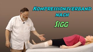 Kompressionsverband nach Sigg [upl. by Bubb]