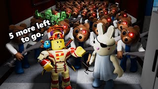 PIGGY 100 PLAYERS HOSPITAL A Roblox Game [upl. by Michella931]