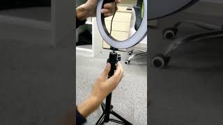 How to Attach the ring light to tripod stand [upl. by Llenra905]