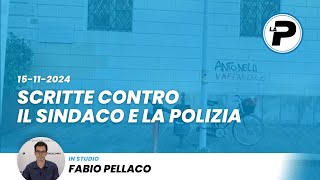 TGPrealpinait 15112024  Scritte contro il sindaco e la polizia [upl. by Oigres53]