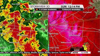 WDRB  Severe Weather Coverage  Afternoon of 5262024 [upl. by Nima270]