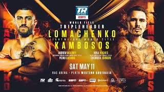 Vasiliy Lomachenko vs George Kambosos  POSTFIGHT PRESS CONFERENCE [upl. by Namyh]