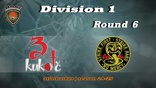 Atlasbasket  Div 1Round 6  3KAIOKUKOC vs COBRA KAI [upl. by Nala]