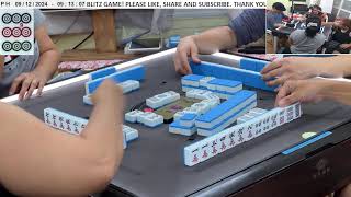 BLITZ GAME  JHAT MAHJONG Live Stream 9112024 Part 1 RECOMMENDED FOR BIG SCREEN [upl. by Tioneb]