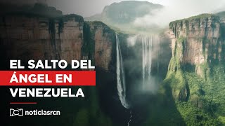 Destinos imperdibles así es el Salto del Ángel la cascada más grande del mundo [upl. by Yesrej]