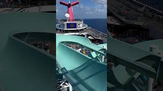 Carnival Liberty Waterslide ASMR carnival carnivalcruise carnivalliberty [upl. by Esiole]