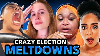 Reacting to INSANE TikTok Election Meltdowns [upl. by Ahsiemaj993]