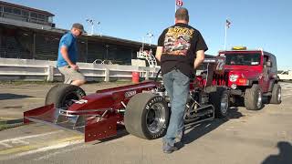 Racecars getting ready and heading out at Oswego Speedway May 24 2024 [upl. by Borden564]