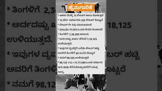 RISK AND RICH LIFE 💪 cow cowfarming dairyfarm hainugarikeinkarnataka [upl. by Hedi]