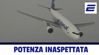 🛬 POTENZA INASPETTATA  ✈️ Volo Air Transat 211 [upl. by Baptista]