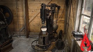 Blacksmithing  Intro to the 25 kg ABNO power hammer [upl. by Jehius]