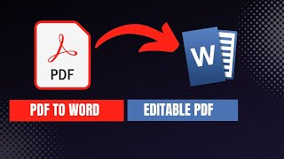 How To Convert Pdf To Word In Laptop [upl. by Sirhc]