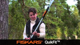 Fiskars QuikFit™ Telescopic Shaft L136032 [upl. by Ajax865]