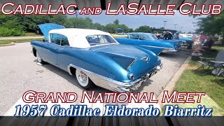 Cadillac and LaSalle Club Grand National Meet 1957 Cadillac Eldorado Biarritz short [upl. by Ledarf]