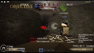 Officers Charge at the Somme  Entrenched WW1 Alpha on Roblox [upl. by Lirba900]