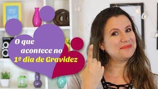 O QUE ACONTECE NO PRIMEIRO DIA DE GRAVIDEZ  Monica Romeiro [upl. by Nus]