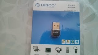 ORICO BTA  403 Mini USB Bluetooth Adapter Dongle  GearBest обзор [upl. by Aun143]