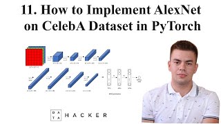 11 PyTorch tutorial  How to implement AlexNet on CelebA Dataset in PyTorch [upl. by Anigal]