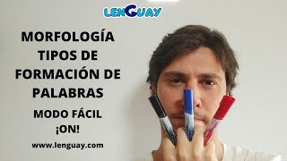 Morfología lexemas morfemas y tipos de formación de palabras Selectividad lengua EVAU PEVAU [upl. by Susej61]