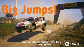 EA Sports WRC  Big Jumps  Vodafone Rally de Portugal [upl. by Enomaj]