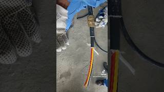 Armored cable Glanding cableglands shorts goviral electricianlife fyp electrician amapiano [upl. by Carver]