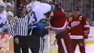 Bob Probert vs Link Gaetz Nov 14 1991 [upl. by Judy793]