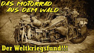 Das Motorrad aus dem Wald… Der Weltkriegsfund  Harzer Bikeschmiede [upl. by Persian]