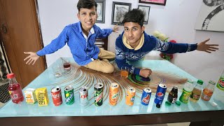 Guess The Soft Drink challenge 😃 Sahil And Piyush [upl. by Bonner]