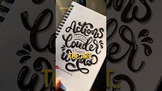 Art in October🎃art drawing typography calligraphy lettering diy shorts crayola [upl. by Belle323]