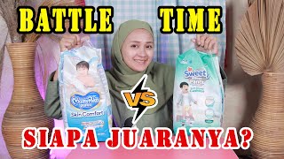 Battle Popok Mamypoko Pants Extra Dry Skin Comfort VS Sweety Silver Pants Mana yang Lebih Baik [upl. by Rennug]