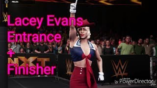 WWE 2K18 Presents Lacey Evans Entrance  Finisher [upl. by Arther]