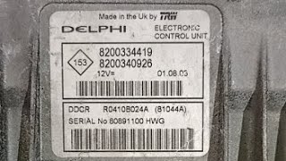 VIERGE CALCULATEUR DDCR 15 DCI [upl. by Akired]