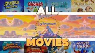 All Paramount Animation Movies 20152023 [upl. by Latini]