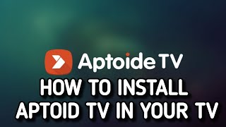 How to install Aptoide TV app on Firestick or Android TV [upl. by Atnuhs418]