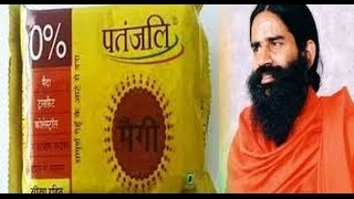 Baba Ramdev Launches Patanjali Noodles [upl. by Atniuq]