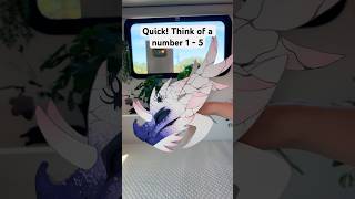 Think Of A Number 1  5 To Win a Dragon Puppet ‼️ paperpuppet dragonpupet paperdragons [upl. by Lashonde]