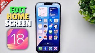 iOS 18 How To Customize Home Screen on iPhone [upl. by Heathcote715]