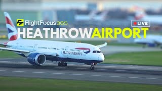 Heathrow Airport Live  Sunday 10th March 2024 [upl. by Ylac]