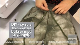 DIY  sy selv  bukser med snydegylp [upl. by Odom]