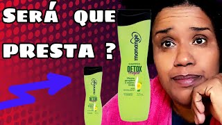 Resenha Shampoo MONANGE DETOX TERAPIA  Ação Anti Poluição em Cabelo Crespo [upl. by Gamaliel]