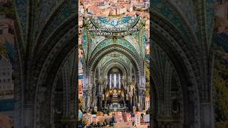 Notredame of fourviere 🇫🇷 history gothicarchitecture ytshorts fyp god [upl. by Aileahcim]