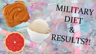 LOSE 10 POUNDS IN 3 DAYS  THE MILITARY DIET  RESULTS [upl. by Agate289]