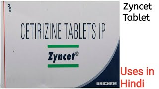 Zyncet Tablet uses side effects and doses in Hindi [upl. by Ayoj75]