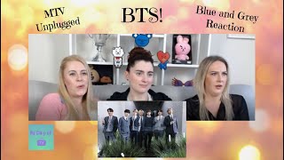 BTS Blue and Grey MTV Unplugged Reaction [upl. by Swarts]