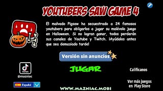 Youtubers Saw Game 4 Solución completa del juego Full walkthrough [upl. by Annais286]